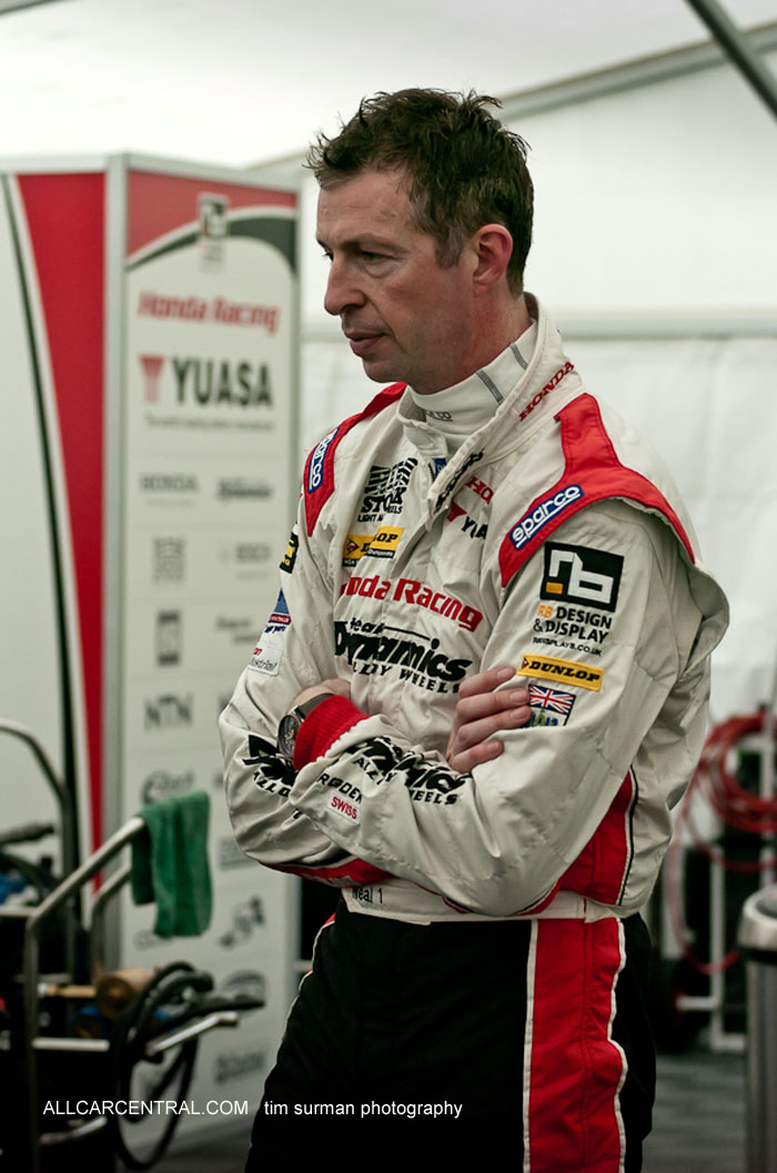 BTCC Honda Works driver Matt Neil  Thruxton British Touring Car Championship 2012